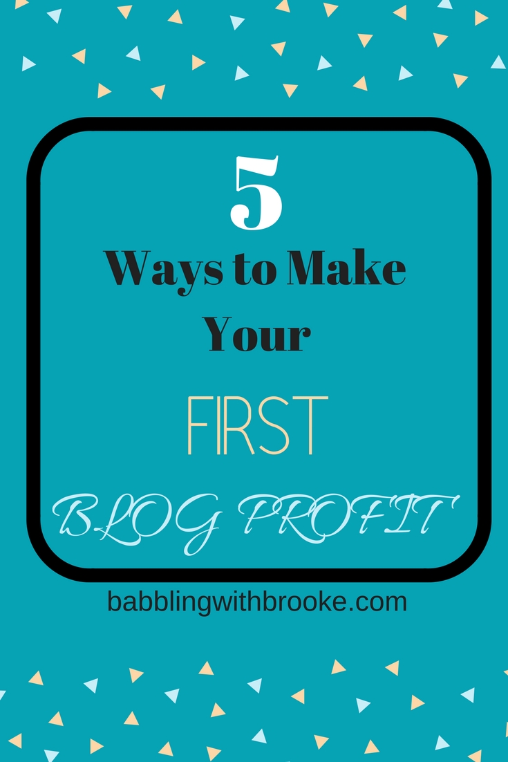 5 Ways to Make A Profit on Your Blog