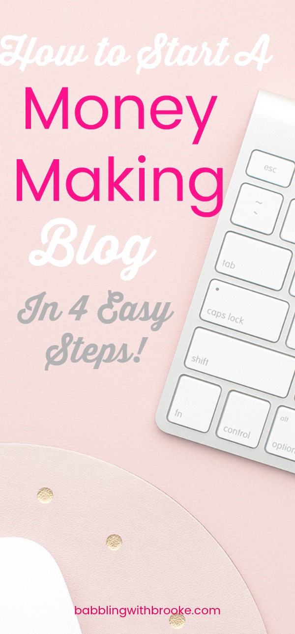 4 steps to building a profitable blog. 