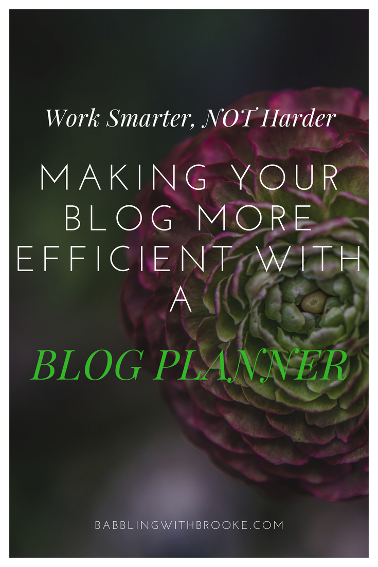 Work Smarter, Not Harder- Orangizing Your Growing Blog