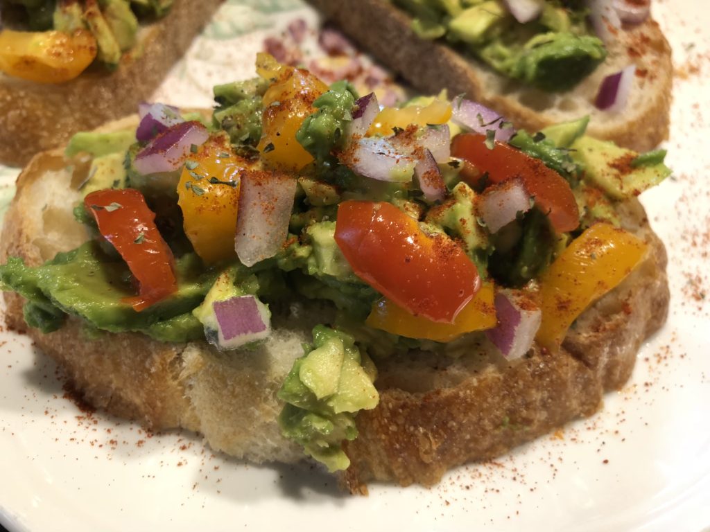 Healthy and Easy Recipe for Guacamole Avocado Toast