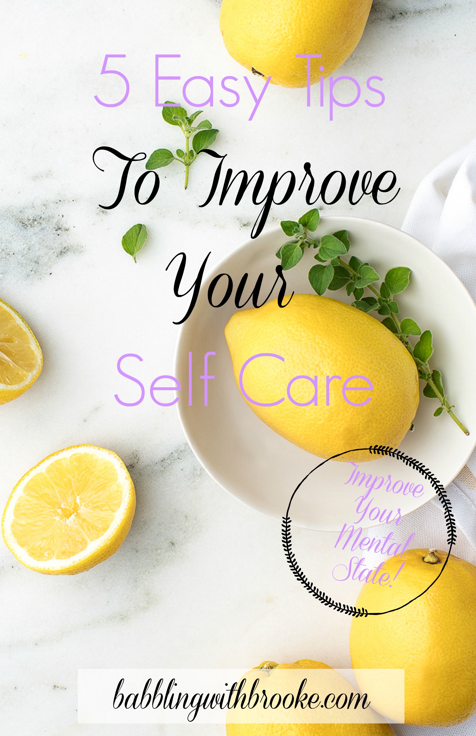 These 5 easy self care ideas will help you feel better emotionally and physically! These easy self care tips can work for anyone! #selfcaretips #selfcareideas #selfcare