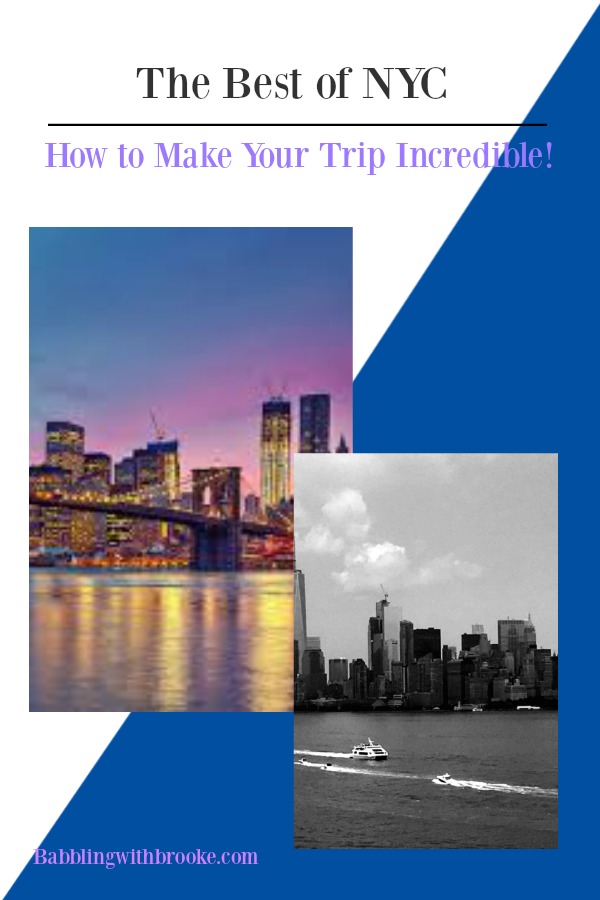 These are some awesome tips for the next time you travel to NYC! There are so many places to go and restaurants to eat at that it can be hard to decided where to go. Fortunately I have a list of the BEST places in NYC!