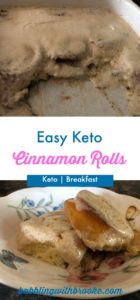 A great eto cinnamon roll recipe for a lazy Sunday morning or as a treat for celebration! Low carb and easy to make! #ketobreakfast #ketocinnamonrolls #cinnamonrolls #ketodiet