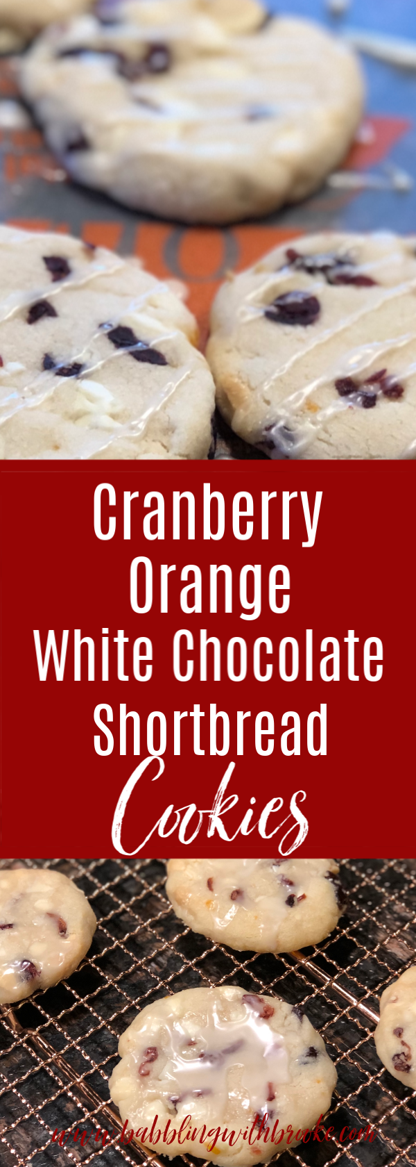 This shortbread cookie recipe is absolutely amazing! It is so easy and delicious to boot! The perfect combination of cranberry and orange with the sweetness of white chocolate chips makes for the best cookie recipe around! #shortbreadcookies #cookies #cranberryorangecookies #whitechocolatecranberry #whitechocolatechipcookies #easycookierecipe