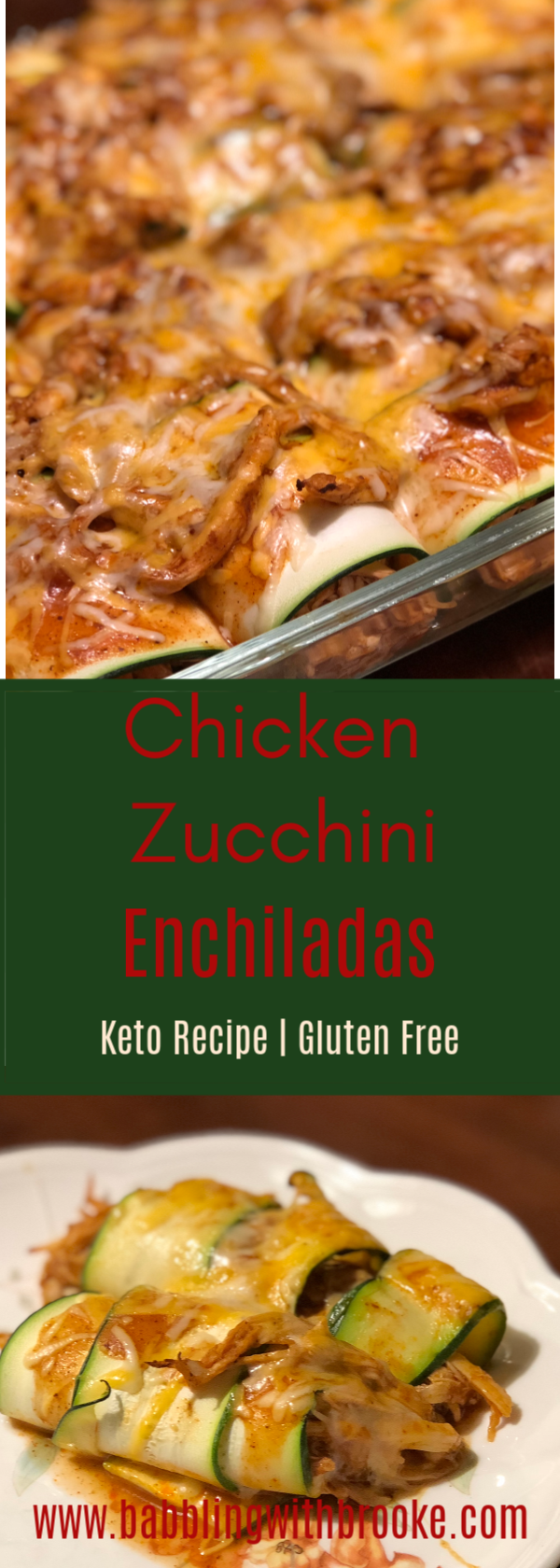 These easy, keto and gluten free enchiladas are perfect for a busy night in with the family! This recipe is easy and simply full of flavor. Zucchini enchiladas are the perfect replacement for regular enchiladas on the keto diet. #ketodinnerrecipe #glutenfreeenchiladas #zucchinienchiladarecipe #easyketodinner #ketoenchiladas