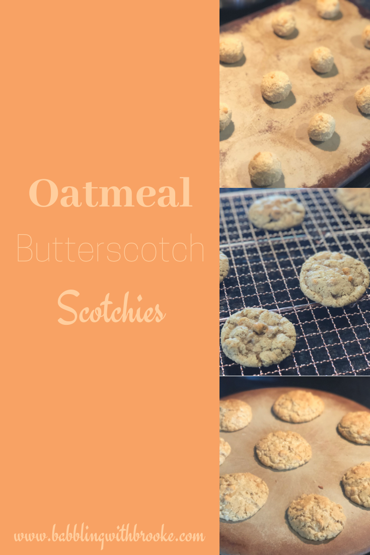 These easy, oatmeal scotchies are the perfect treat! #butterscotch #oatmealbutterscotch #oatmealscotchies #cookies #oatmealscotchiecookies #oatmealcookies