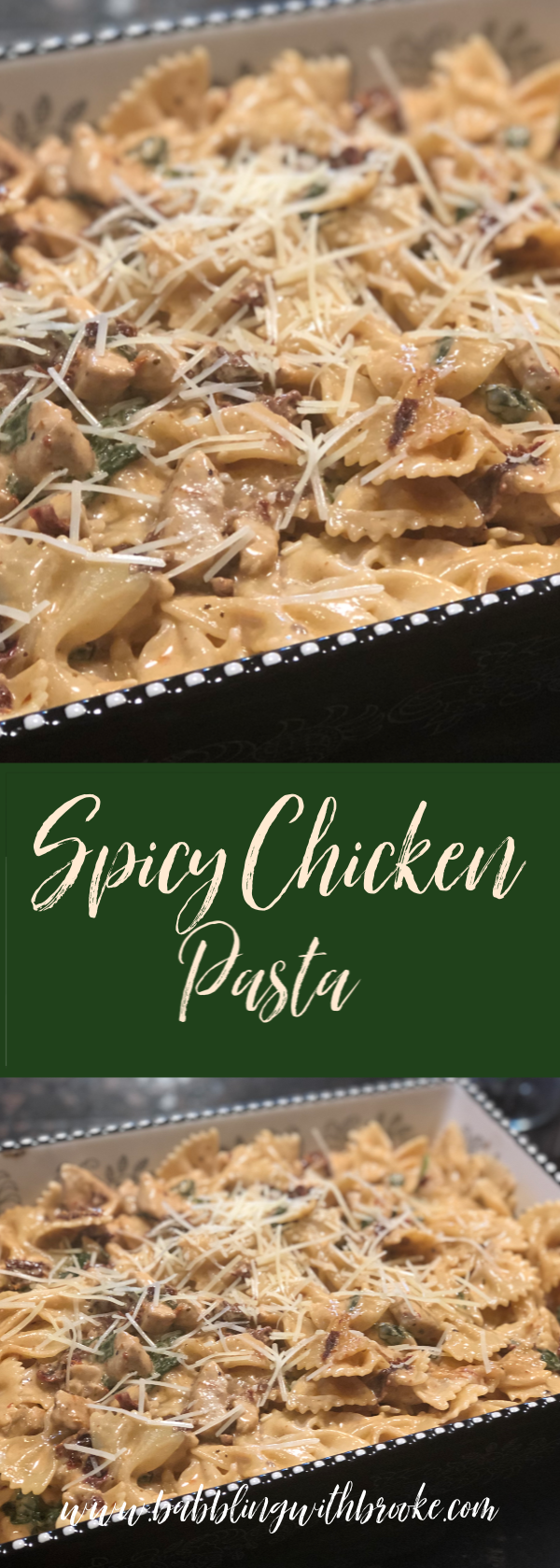 This easy chicken pasta recipe is amazing! It is so easy to make and it takes a step up from your average pasta dishes! #spicychickenpasta #easypasta #fancypasta #pastadishes