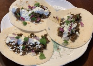 Slow Cooker Cilantro Lime Carne Asada Tacos